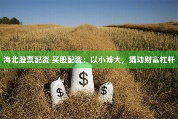 海北股票配资 买股配资：以小博大，撬动财富杠杆