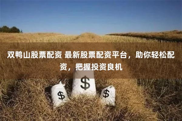 双鸭山股票配资 最新股票配资平台，助你轻松配资，把握投资良机